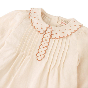 Блуза с длинным рукавом Gingersnaps "Baby Mabel Eggnog", светло-желтая